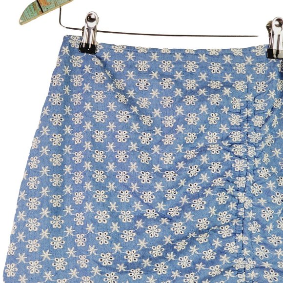 Le Lis Denim Eyelet Two Piece Outfit Sz S, NWT - Picture 10 of 13